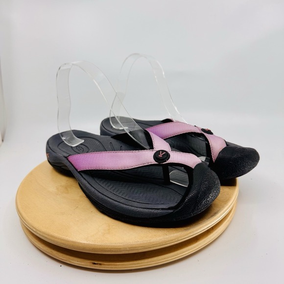 Keen Shoes - KEEN Bali Slide Sandals Shoes Womens 7 Purple Closed Toe Comfort Slip On